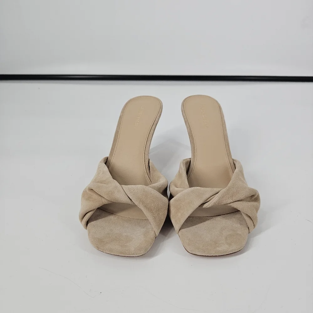 Veronica Beard Sand Suede Slip On Melli Pumps 9.5 - Picture 4 of 10